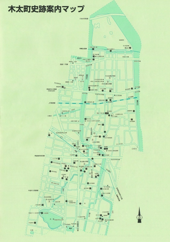 木太町史跡案内マップ